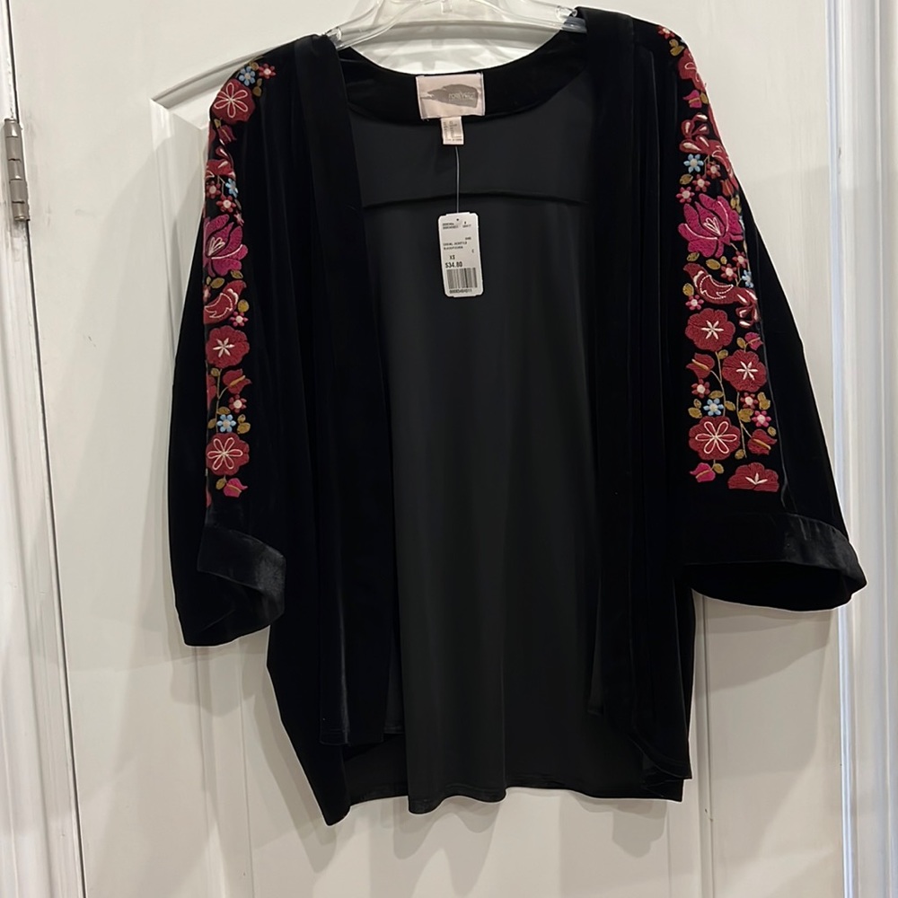 NWT Velvet boho kimono